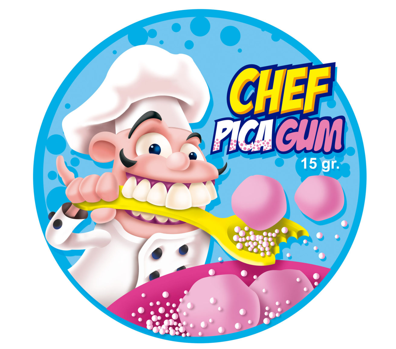 Chef Pica Gum - Poster - Juan Ángel Ortiz